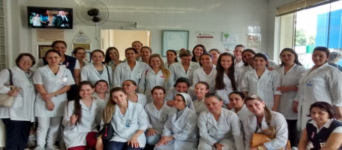 Visita tcnica ao Hospital Nossa Senhora da Conceio em Tubaro.