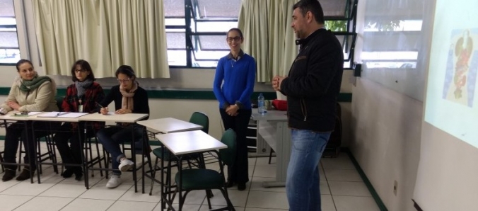 Colaboradores da Unesc recebem informa��es sobre alimenta��o saud�vel