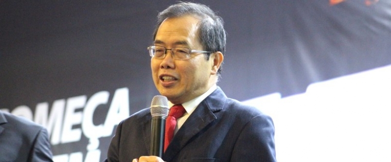 Personalidade internacional no desenvolvimento de lideranas, Chan Kei Thong palestra na Unesc