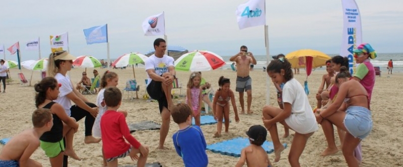 Atividades do Ver�o Mais Unesc movimentam moradores e veranistas de Balne�rio Rinc�o