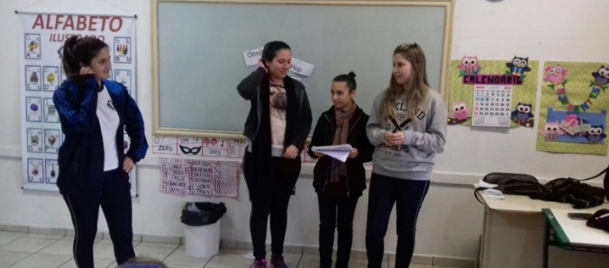 Projeto Crculos de Cultura realiza oficina de teatro em escola de Cricima