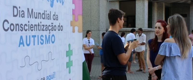 Unesc participa de a��o alusiva ao Dia Mundial de Conscientiza��o do Autismo