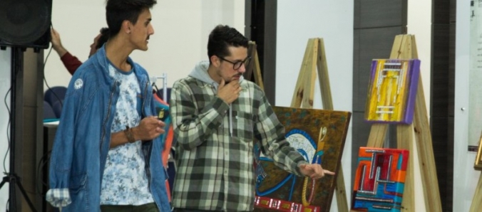 Estudantes de Artes Visuais promovem valorizao dos artistas locais de Ararangu