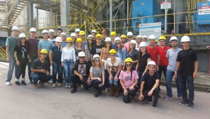 Visita Tcnica - Fbrica de Cimentos do Grupo Votorantim em Vidal Ramos - 23/04/16