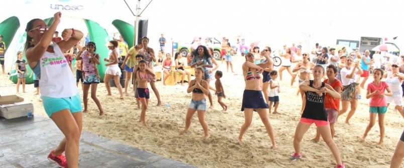 Unesc promove atividades no Ver�o Mais do Balne�rio Rinc�o