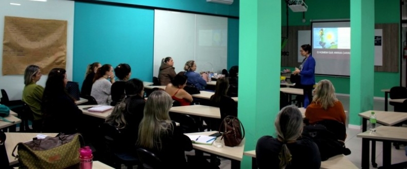 Unesc realiza Formação Continuada com professores da Rede Municipal de Criciúma