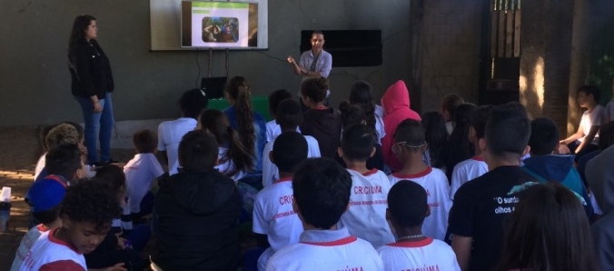 Unesc presente na revitalizao do Horto Florestal de Cricima