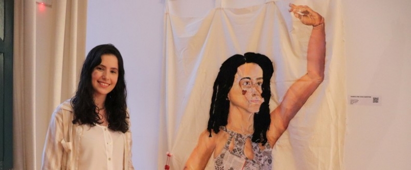 Acad�mica do Curso de Artes Visuais apresenta produ��o art�stica na 1� Bienal Black Brazil Art