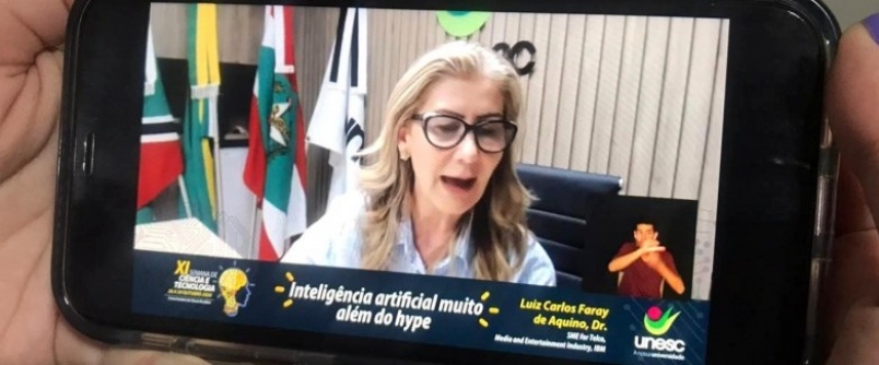 Semana de Cincia e Tecnologia da Unesc  lanada com disruptiva fala sobre Inteligncia Artificial
