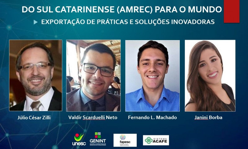 Membros do GENINT/UNESC lan�am e-book que retrata o perfil internacional das empresas exportadoras da AMREC