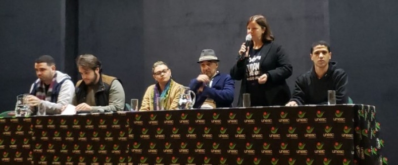 O papel do Gr�mio Estudantil no ambiente escolar � tema de debate no Col�gio Unesc