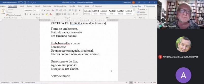 Dia do Profissional de Letras � celebrado com aula especial na Unesc