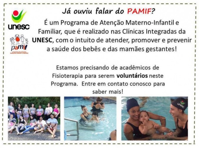 PROGRAMA DE ATENO MATERNO INFANTIL E FAMILIAR (PAMIF)