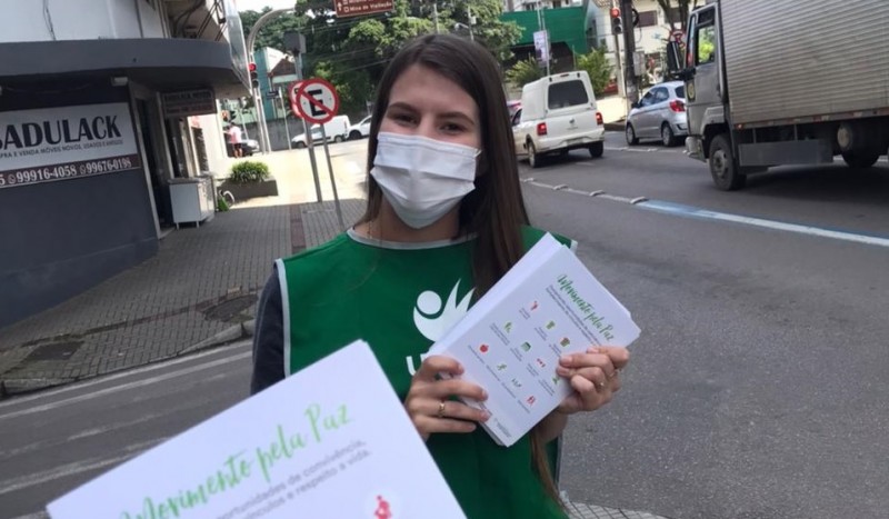 Movimento pela Paz vai �s ruas fomentar a��es contra a viol�ncia