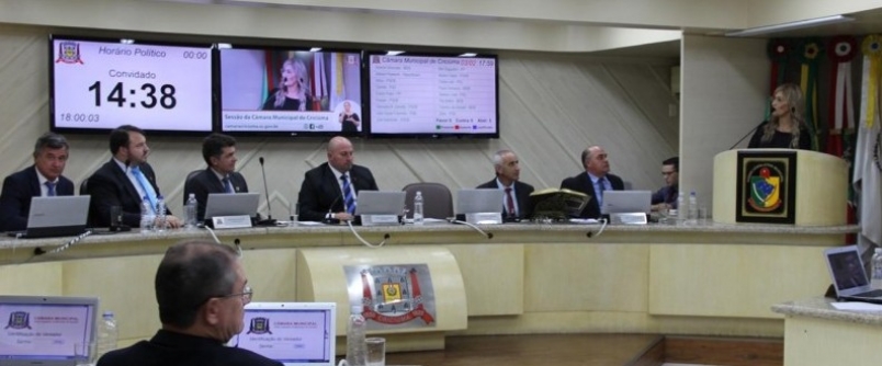 Reitora apresenta conquistas e planos da Universidade na primeira sess�o do Legislativo em 2020