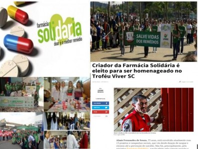 Criador da Farmcia Solidria  eleito para ser homenageado no Trofu Viver SC!