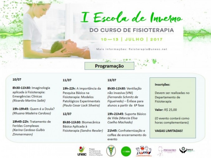 I escola de Inverno da Fisioterapia