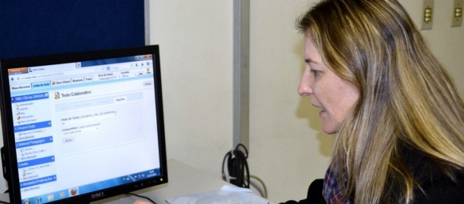 Recurso virtual � tema de oficina do Saberes Docentes