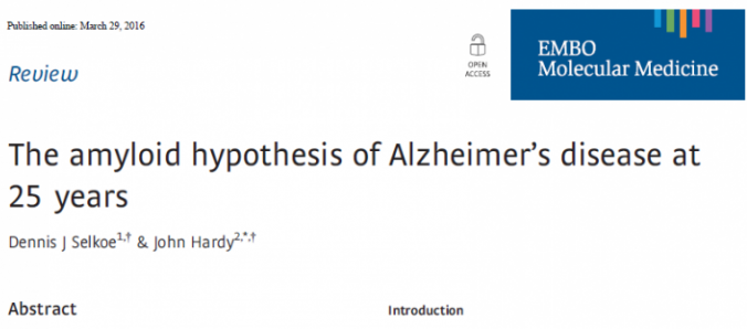 The amyloid hypothesis of Alzheimer's disease at 25 years.