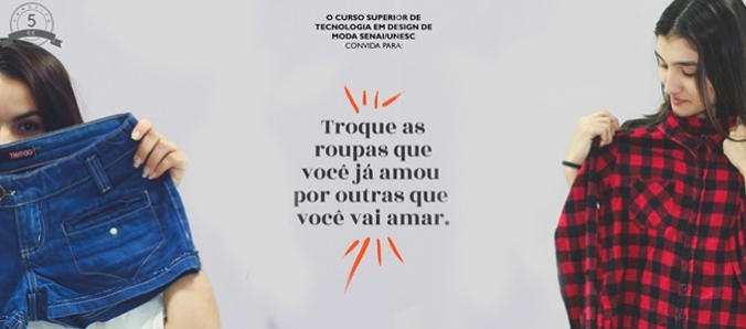 Curso de Moda da Unesc/Senai participa de PIKNIK coletivo neste sbado