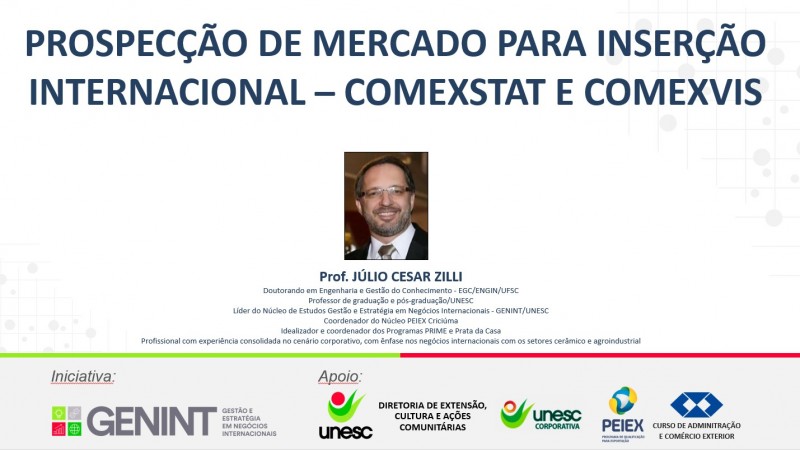 Prime Class apresenta ferramentas estat�sticas para prospec��o de mercado internacional