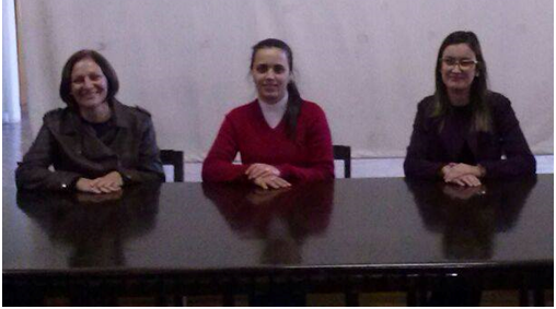 Acad�mica e professora do Curso de Pedagogia, apresentam trabalho no SIMFOP.