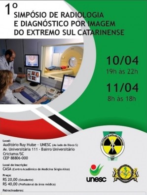 1 SIMPSIO DE RADIOLOGIA E DIAGNOSTICO POR IMAGEM DO EXTREMO SUL CATARINENSE