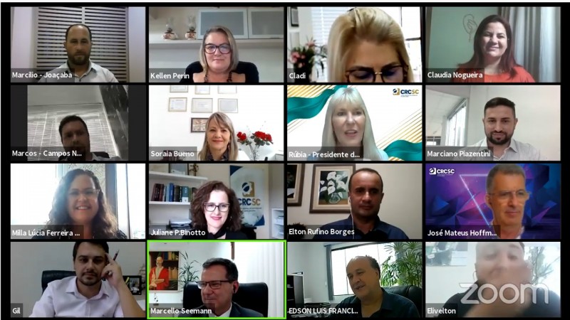 Professora Milla L�cia toma posse como Delegada de Representa��o do CRCSC