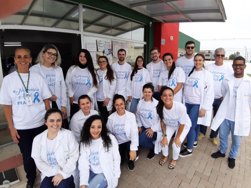ACAD�MICOS DO CURSO DE FISIOTERAPIA PARTICIPAM DE A��O COMUNIT�RIA EM SOMBRIO