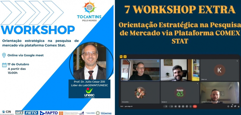 Professor l�der do LabGENINT ministra forma��o para o Programa Tocantis para o Mundo