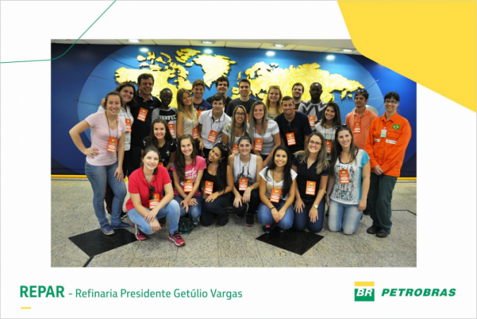 Acad�micos realizam visita t�cnica nas Empresas Fafen e Repar em Aracu�ria no Estado do Paran�