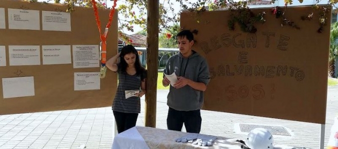 Curso T�cnico realiza workshop sobre trabalho em altura