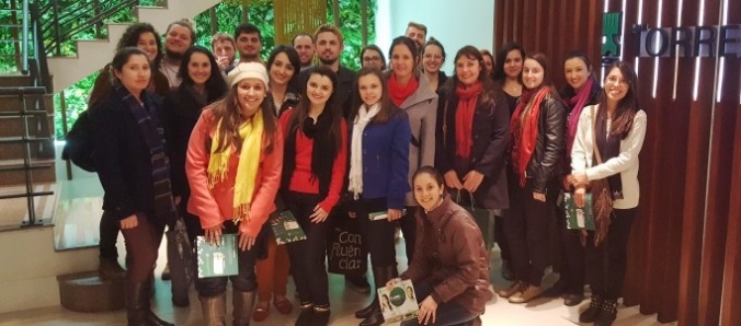 Alunos de Artes Visuais conhecem empresa Torrecid Group