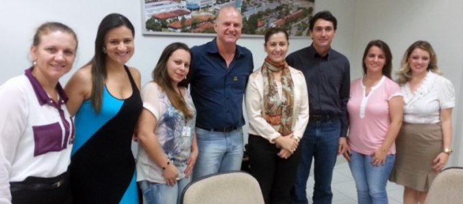 Comitiva da Uniplac vem � Unesc para conhecer Setor de Est�gios