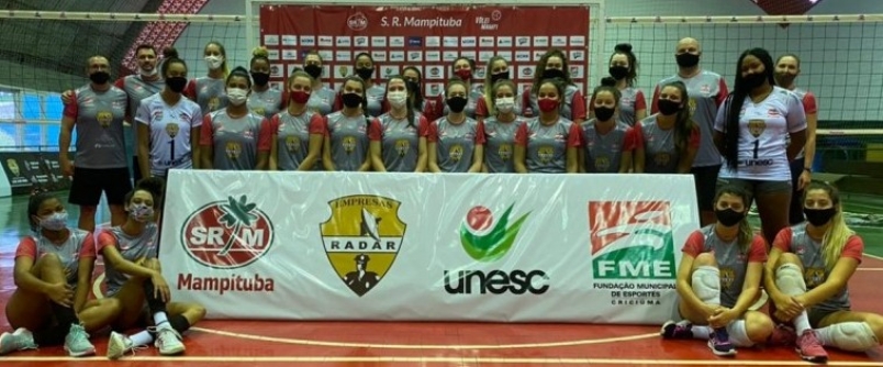 Vlei feminino Sub-18 do Mampituba/Empresas Radar/Forquilhinha/Unesc estreia neste sbado no Campeonato Catarinense
