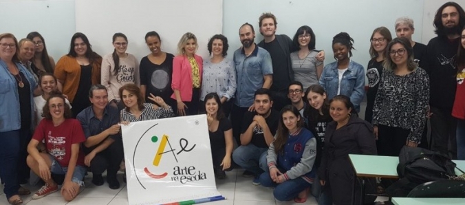 Projeto Arte na Escola desenvolve oficinas por mais qualidade no ensino b�sico
