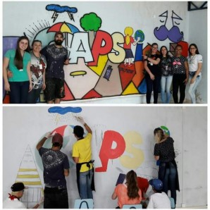 Residentes promovem Oficina de Grafite junto ao CAPS Infantil