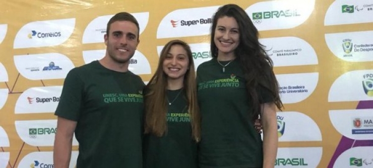 Atletas da Unesc participam da fase final do JUBs