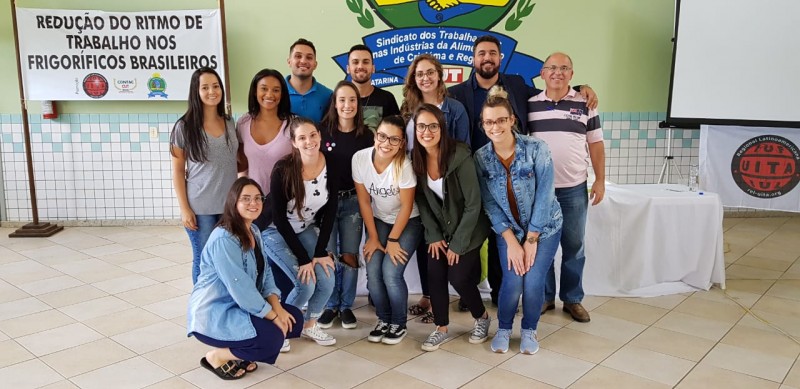 NUPAC-ST esteve presente no Seminrio sobre Reduo do Ritmo do Trabalho nos Frigorficos Brasileiros