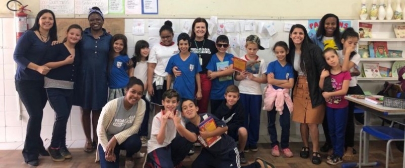 Estudantes de Pedagogia levam solu��es para qualificar o ensino da Escola Professor Vilson Lalau