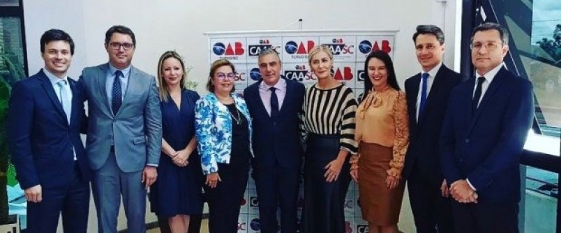 Professor da Unesc  empossado presidente da OAB Subseo de Turvo