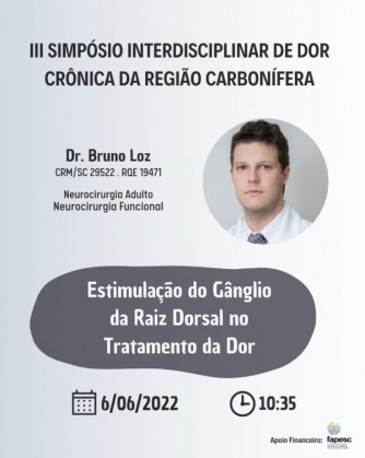 Palestrantes III SIDCRC - Dr. Bruno Loz